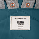 Canfield Roll Top Backpack in Teal