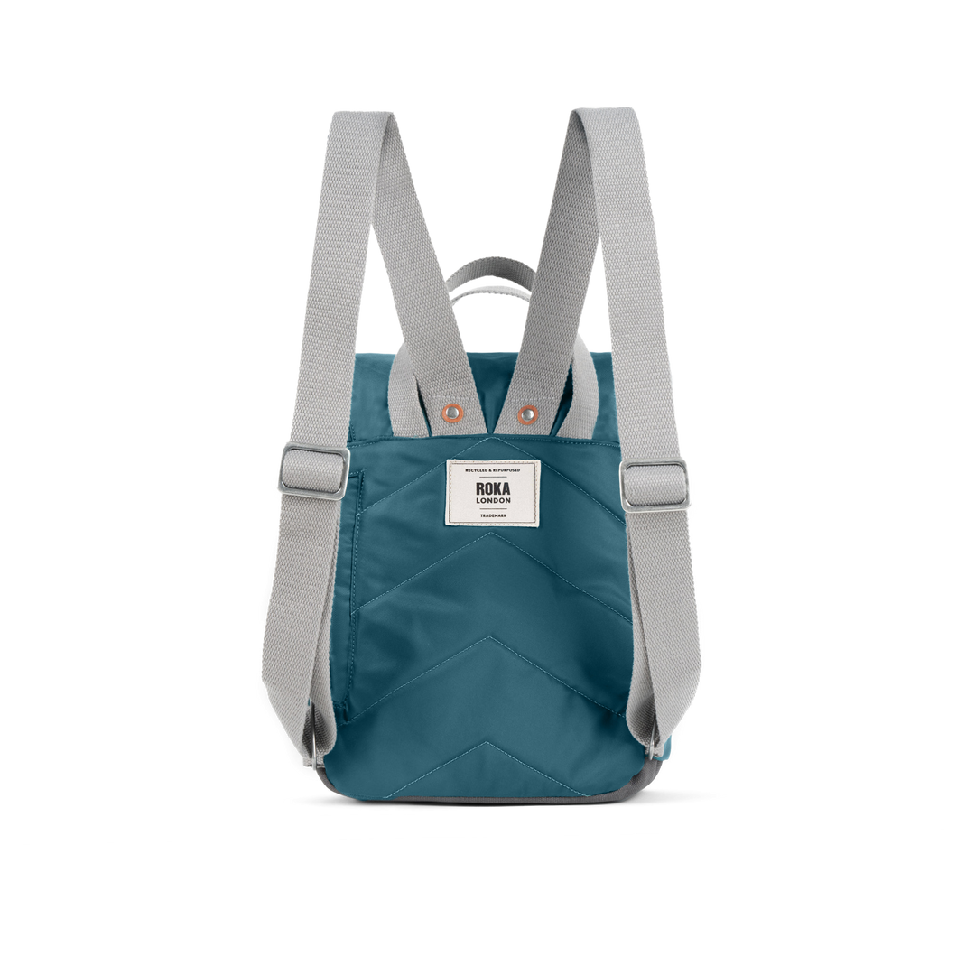 Canfield Roll Top Backpack in Teal