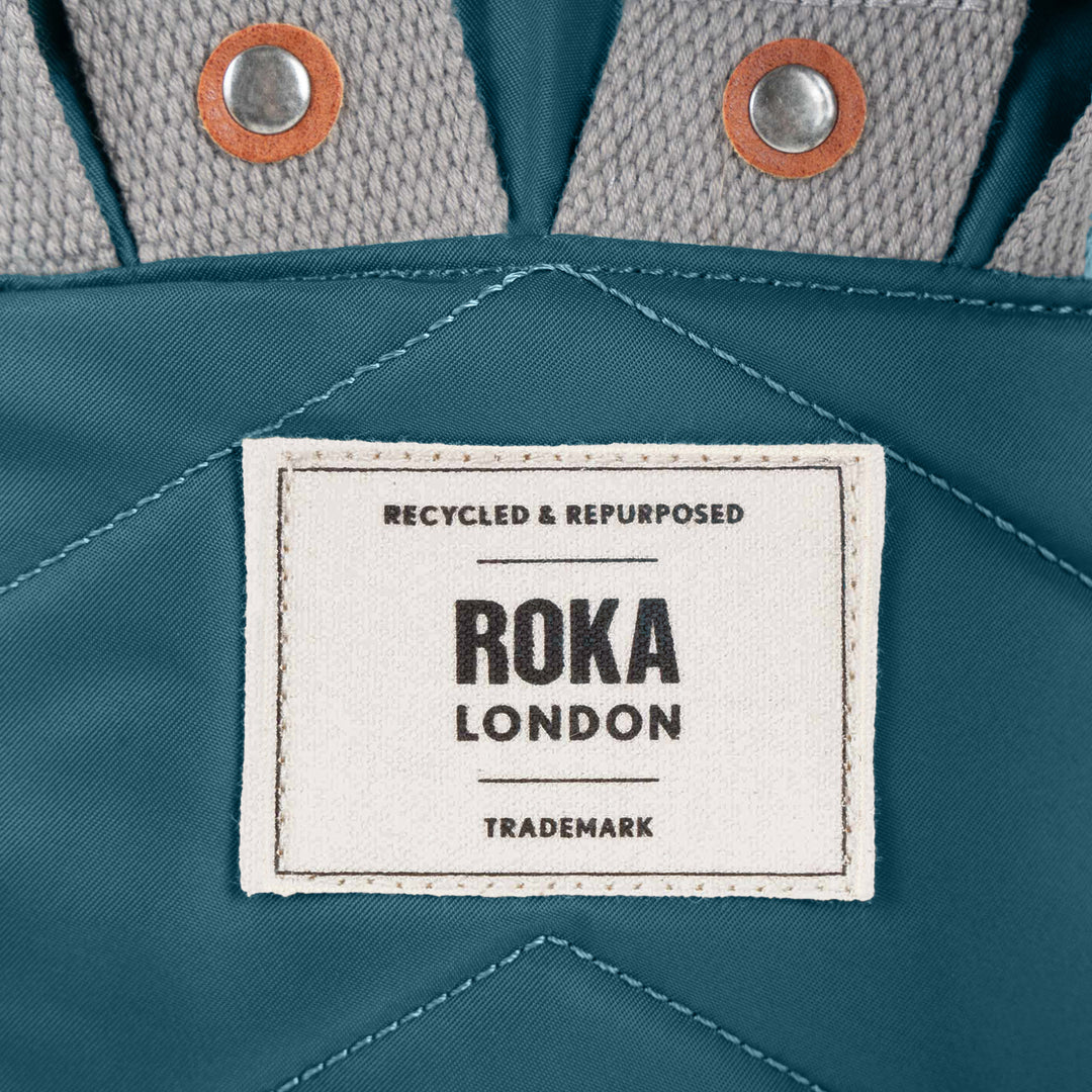 Canfield Roll Top Backpack in Teal