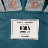 Canfield Roll Top Backpack in Teal