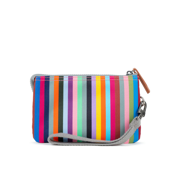 Carnaby with Wrist Strap Multi Stripe Recycled Canvas