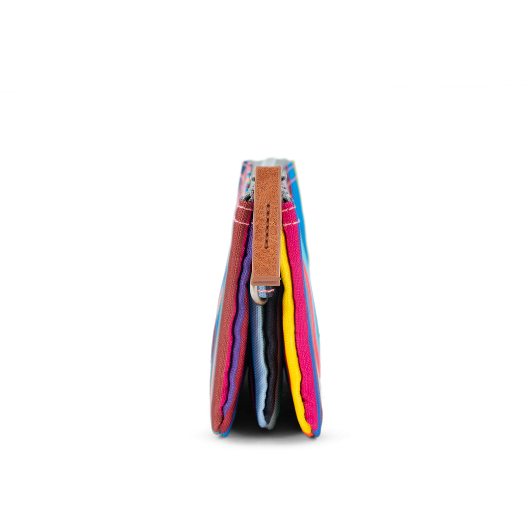 Carnaby Wallet in Multi Stripe