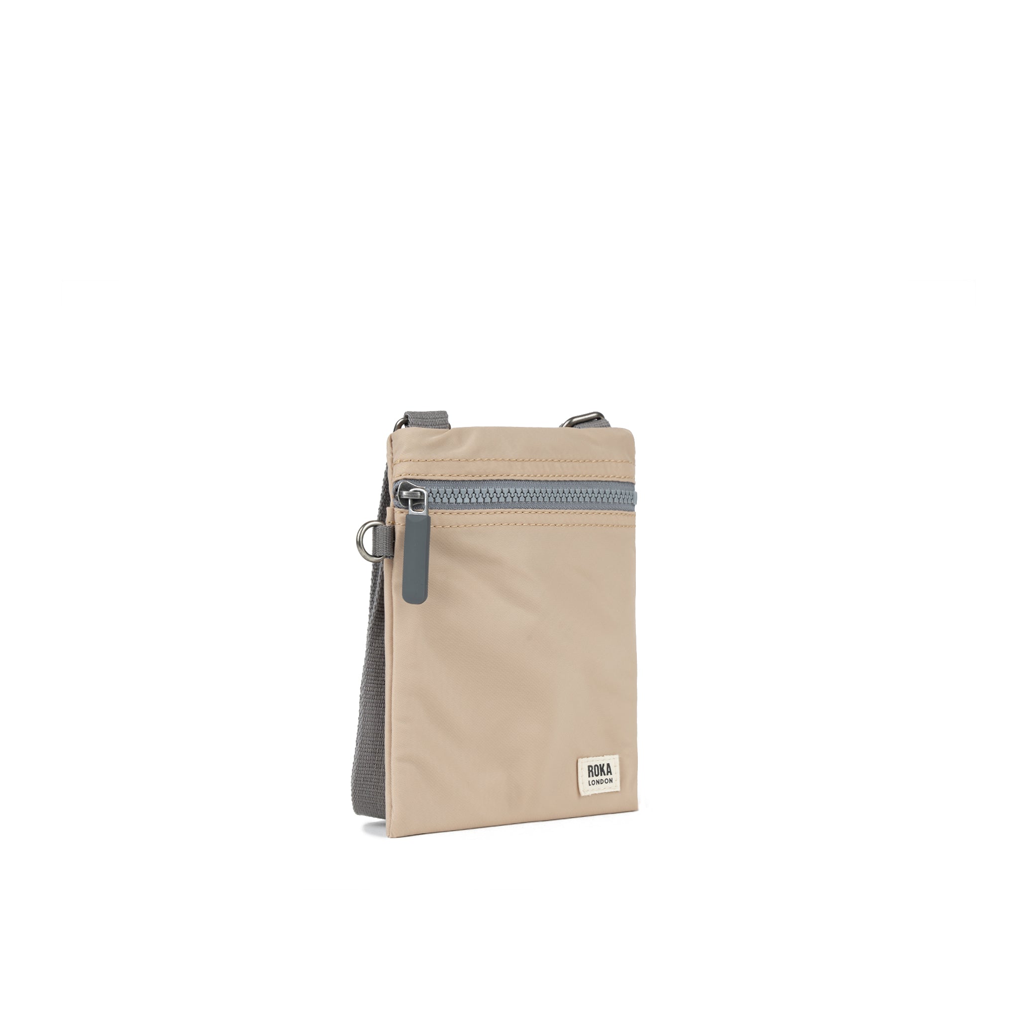 Chelsea Pocket Sling Bag in Sand – ROKA London