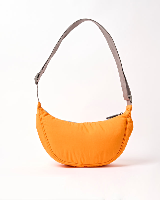 Farringdon Half Moon Bag in Jaffa Orange