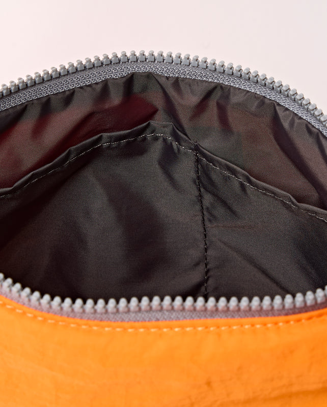 Farringdon Half Moon Bag in Jaffa Orange