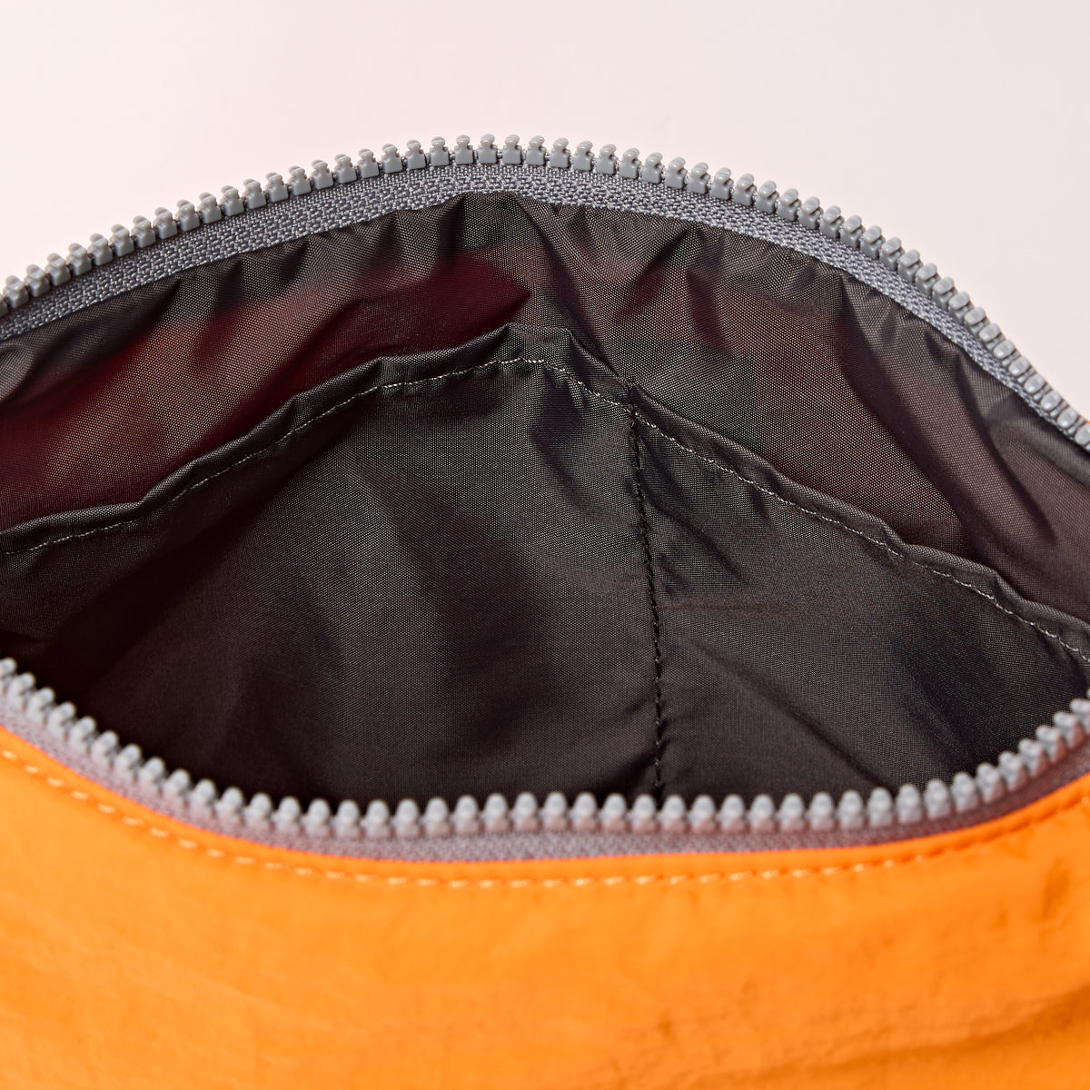 Farringdon Half Moon Bag in Jaffa Orange