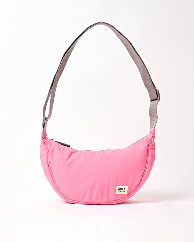 Farringdon Half Moon Bag in Pink Lemonade