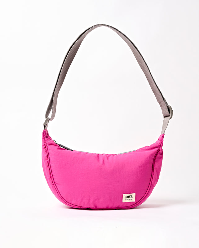 Farringdon Half Moon Bag in Very Berry