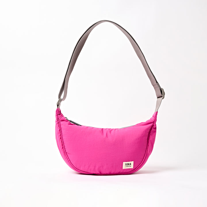 Farringdon Half Moon Bag in Very Berry