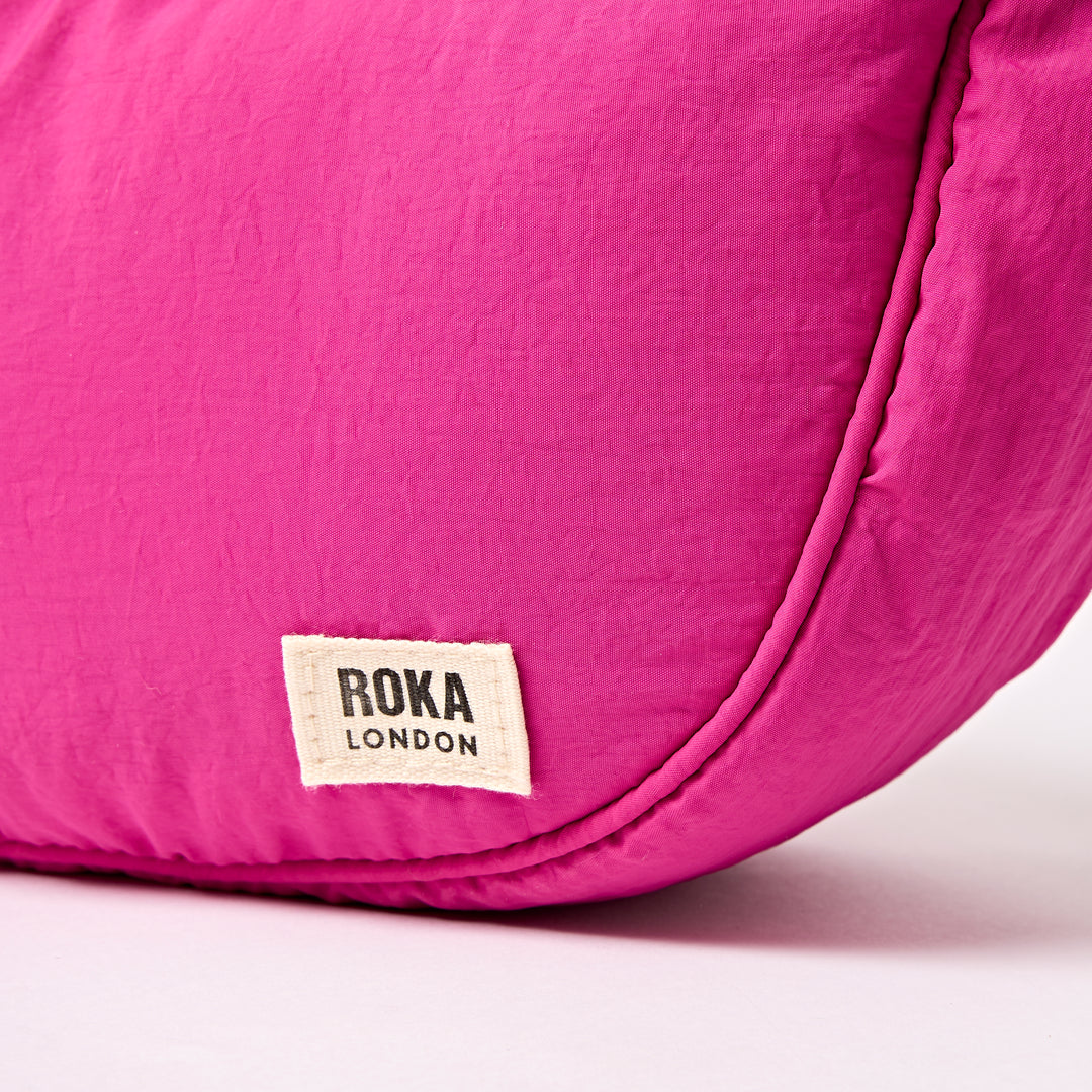 Farringdon Half Moon Bag in Very Berry