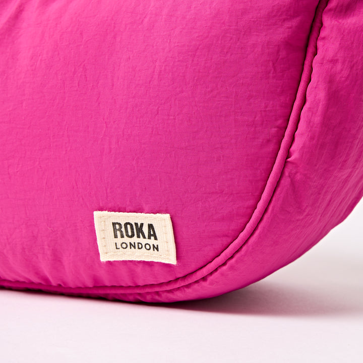 Farringdon Half Moon Bag in Very Berry