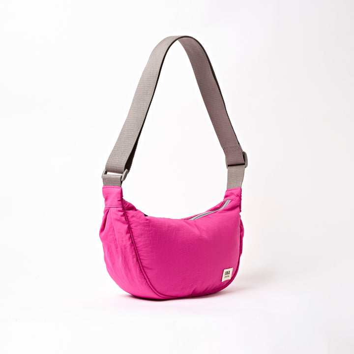 Farringdon Half Moon Bag in Very Berry