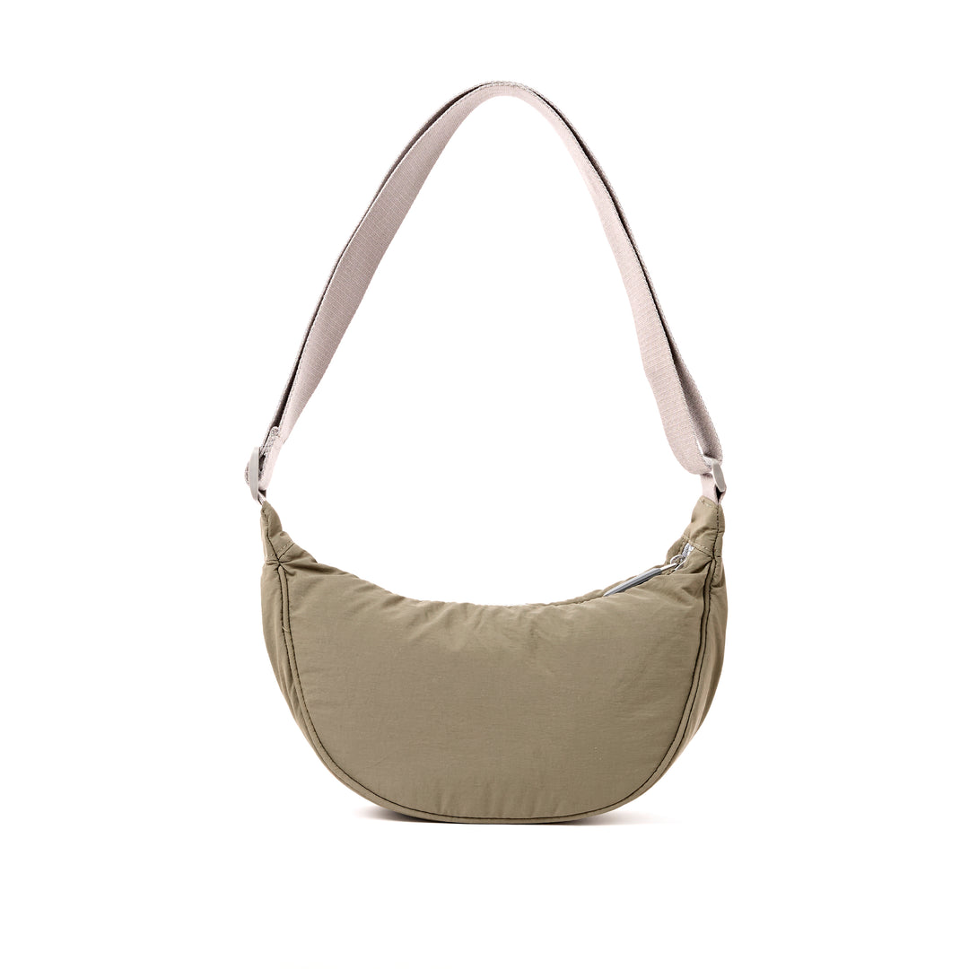 Farringdon Half Moon Bag in Basil