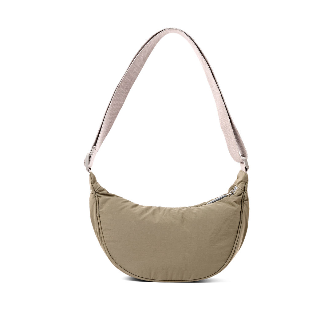 Farringdon Half Moon Bag in Basil