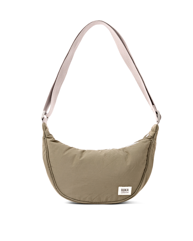 Farringdon Half Moon Bag in Basil