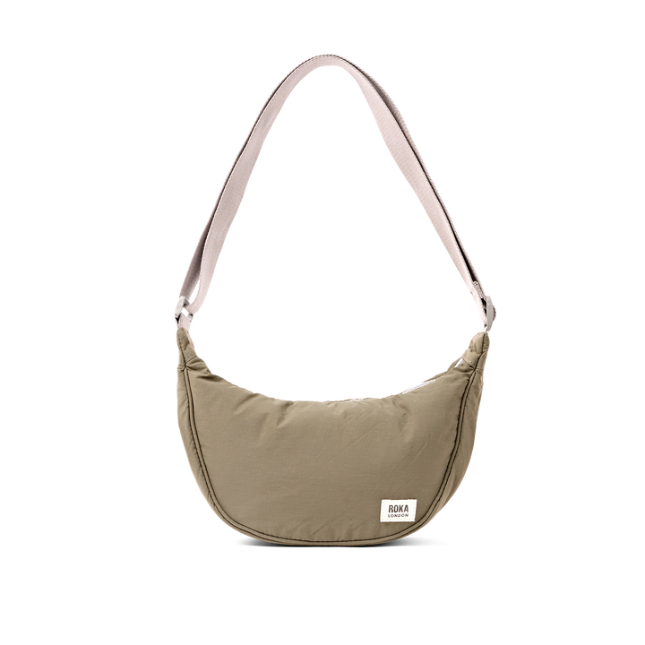 Farringdon Half Moon Bag in Basil