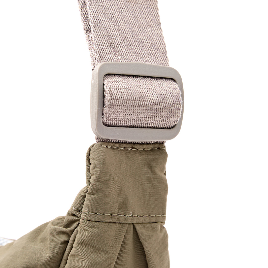 Farringdon Half Moon Bag in Basil