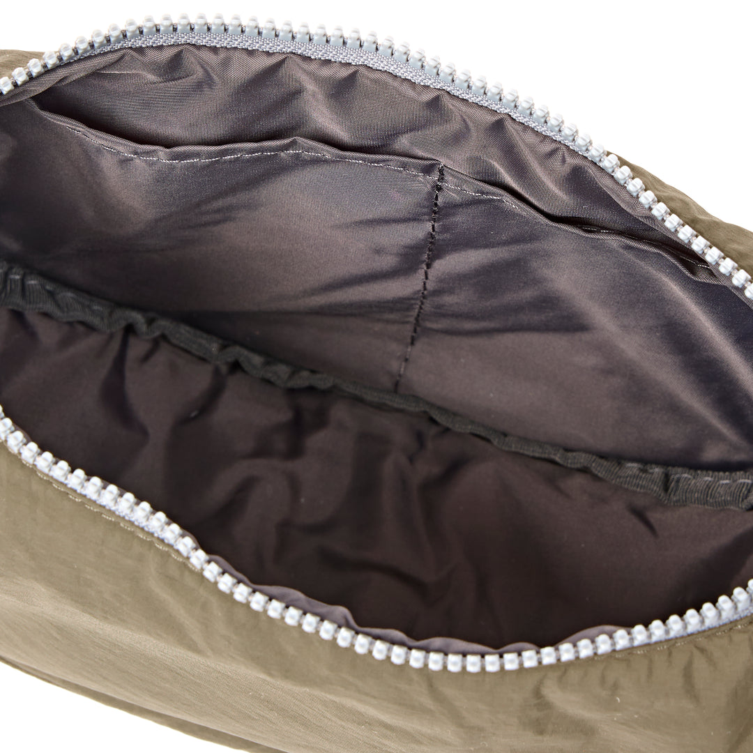 Farringdon Half Moon Bag in Basil