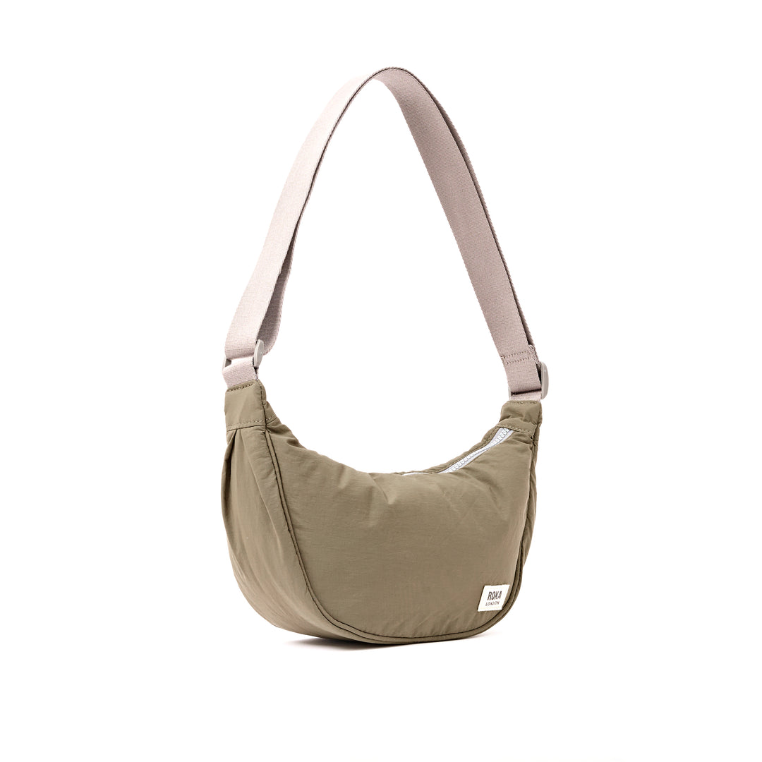 Farringdon Half Moon Bag in Basil