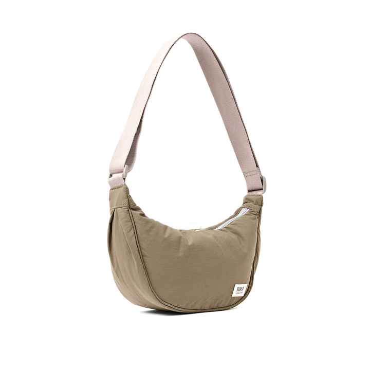 Farringdon Half Moon Bag in Basil