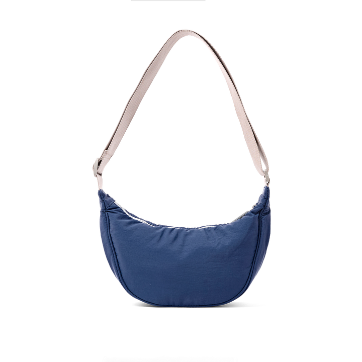 Farringdon Half Moon Bag in Deep Cobalt
