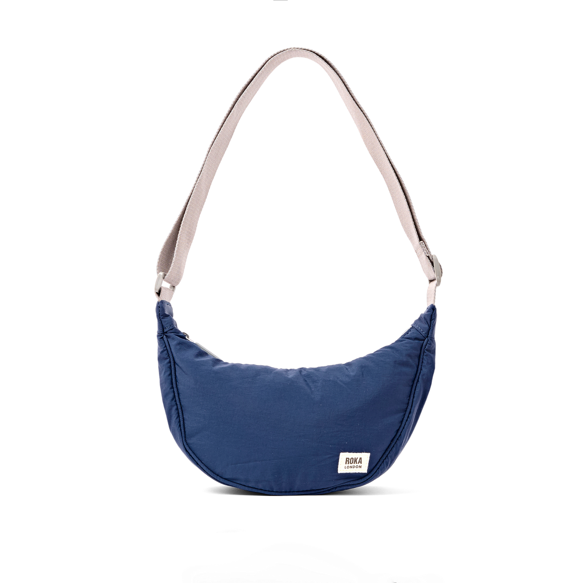 Farringdon Half Moon Bag in Deep Cobalt