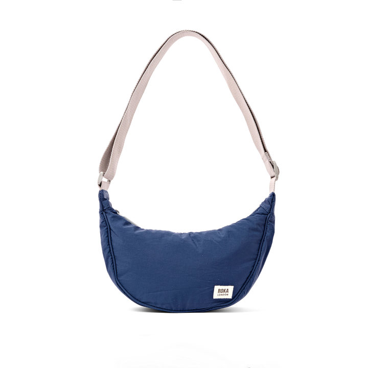 Farringdon Half Moon Bag in Deep Cobalt