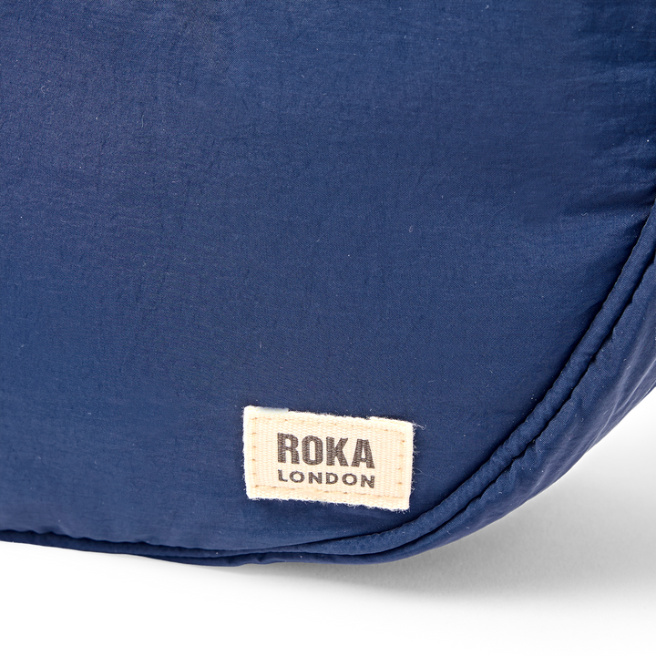 Farringdon Half Moon Bag in Deep Cobalt
