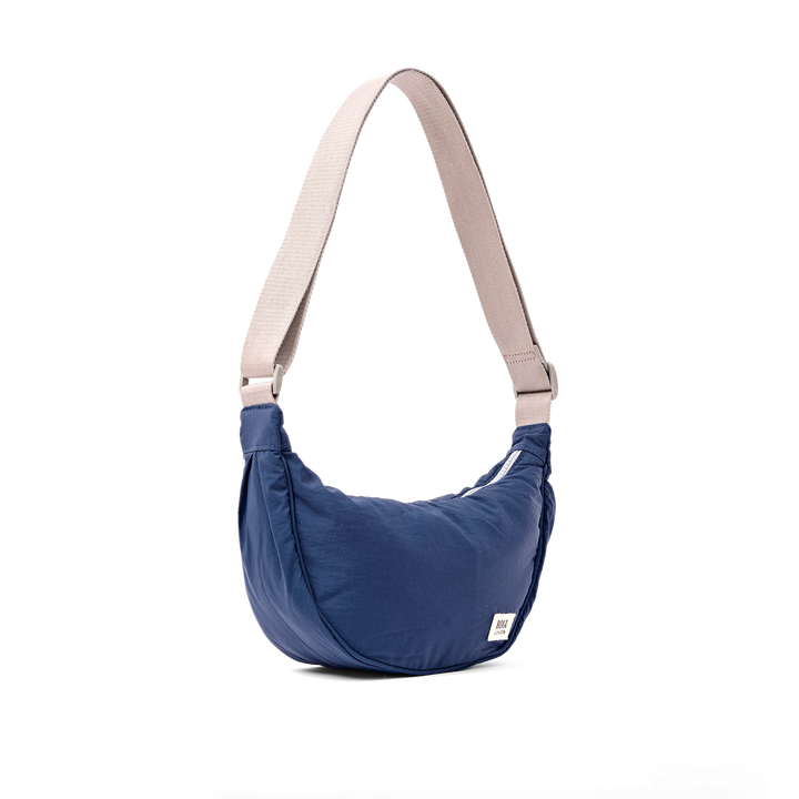 Farringdon Half Moon Bag in Deep Cobalt