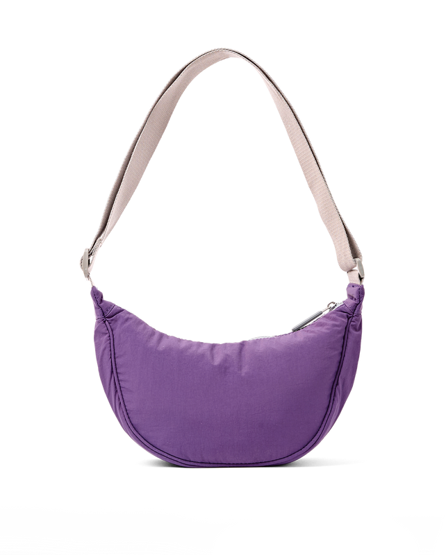 Farringdon Half Moon Bag in Gothic Grape