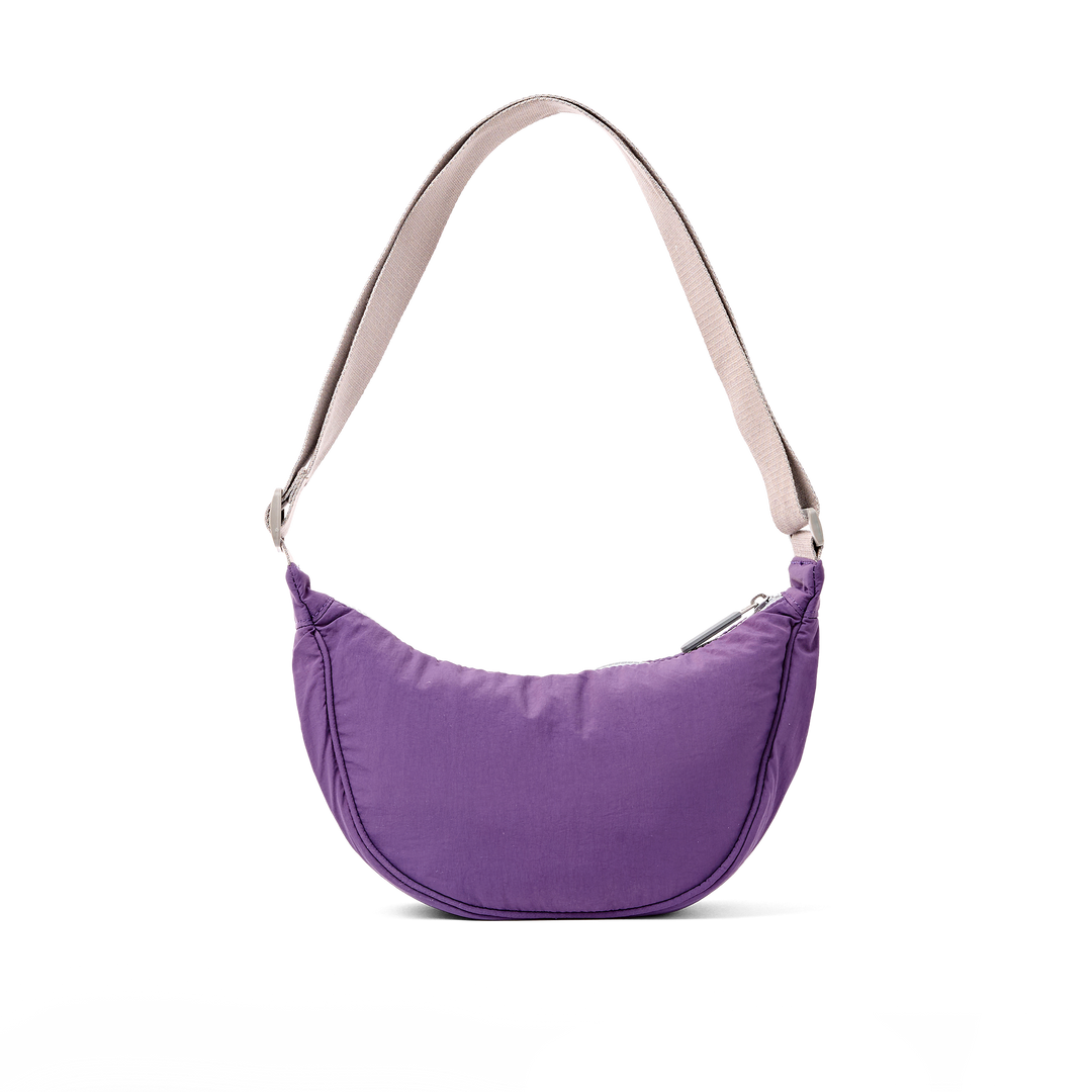 Farringdon Half Moon Bag in Gothic Grape