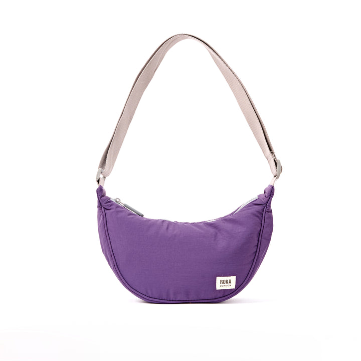 Farringdon Half Moon Bag in Gothic Grape