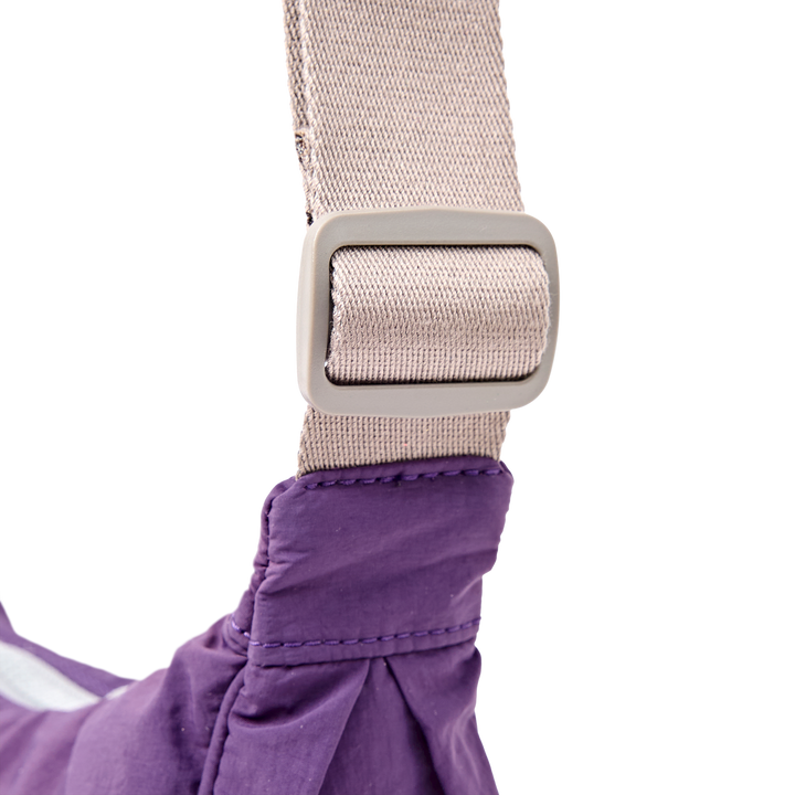 Farringdon Half Moon Bag in Gothic Grape