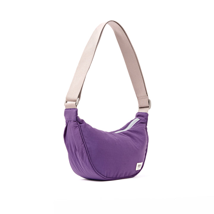 Farringdon Half Moon Bag in Gothic Grape