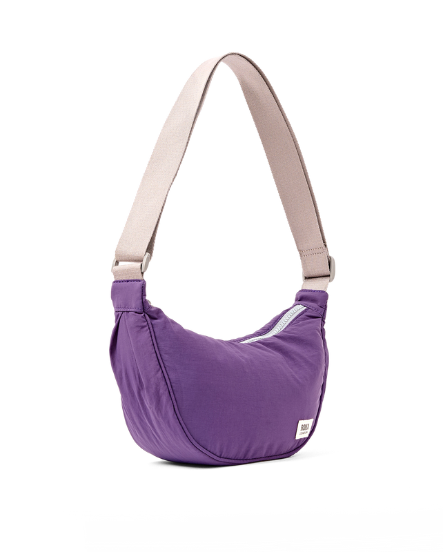 Farringdon Half Moon Bag in Gothic Grape