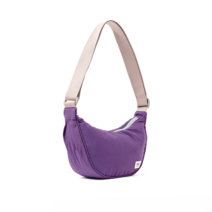 Farringdon Half Moon Bag in Gothic Grape