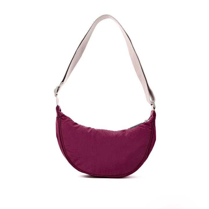 Farringdon Half Moon Bag in Merlot