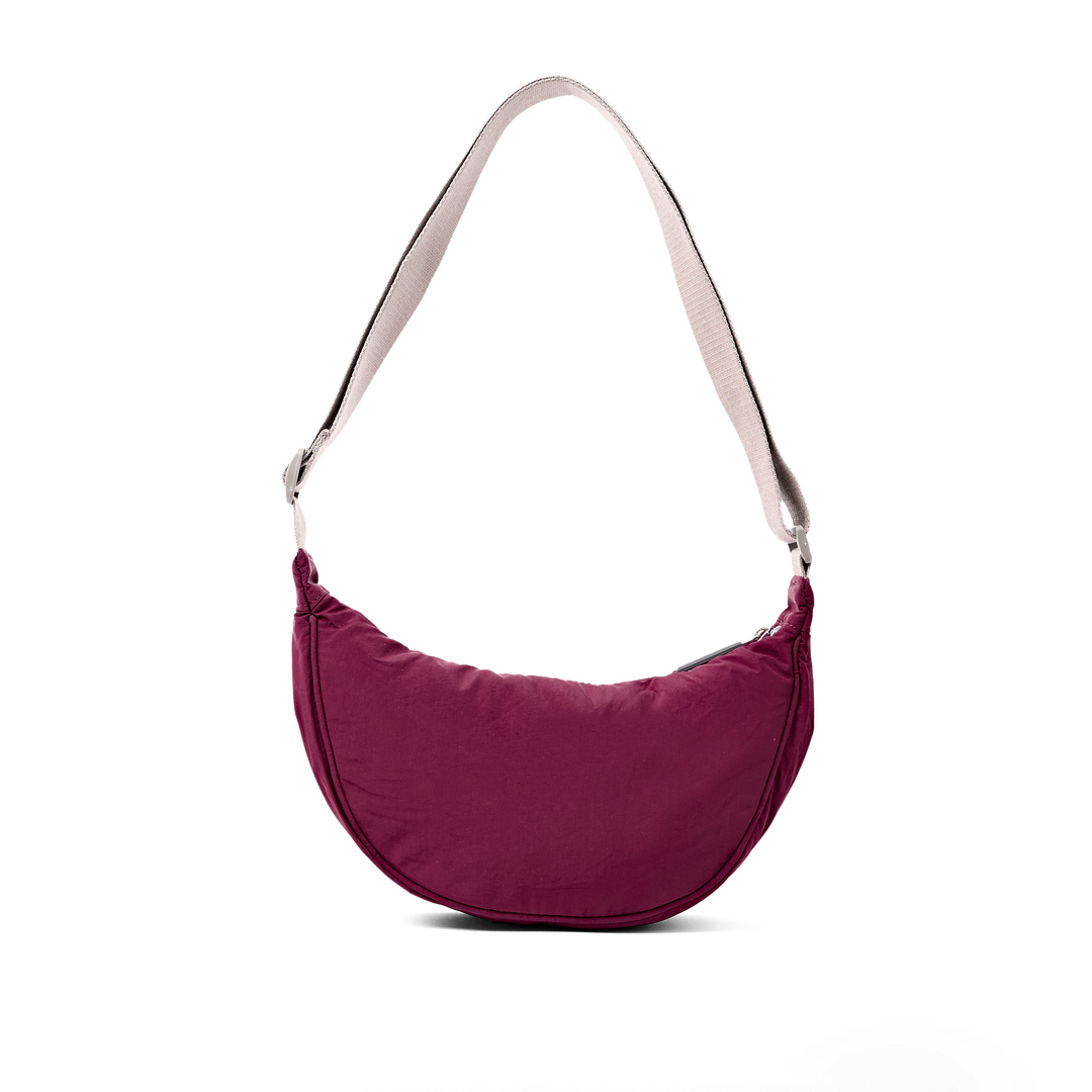 Farringdon Half Moon Bag in Merlot