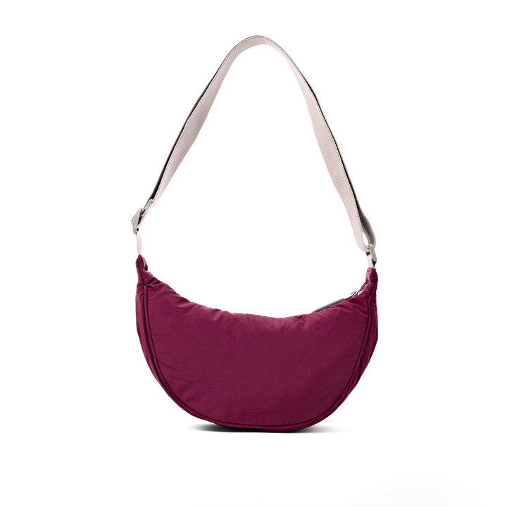 Farringdon Half Moon Bag in Merlot
