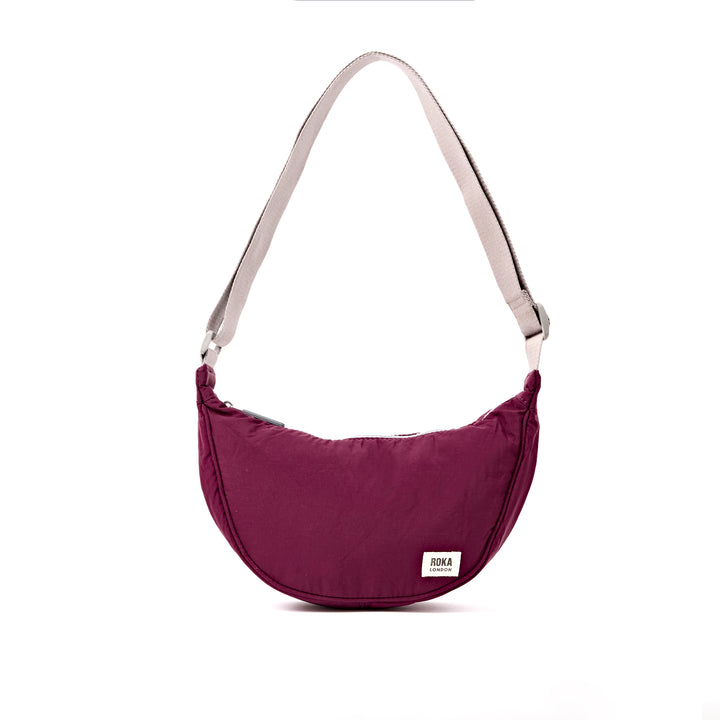 Farringdon Half Moon Bag in Merlot