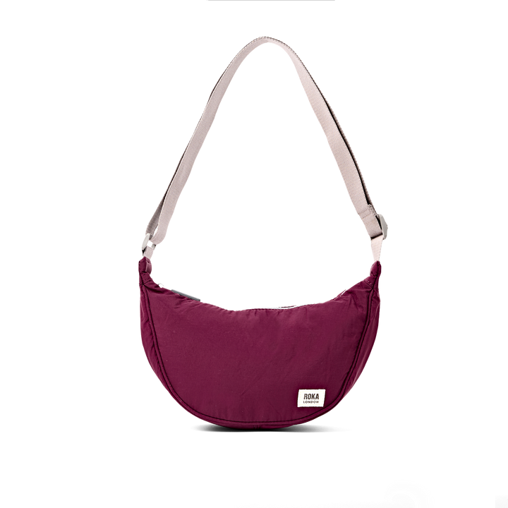 Farringdon Half Moon Bag in Merlot