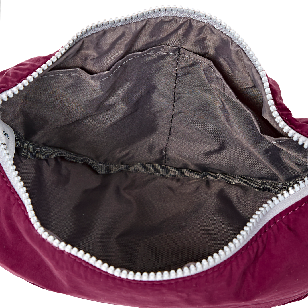 Farringdon Half Moon Bag in Merlot