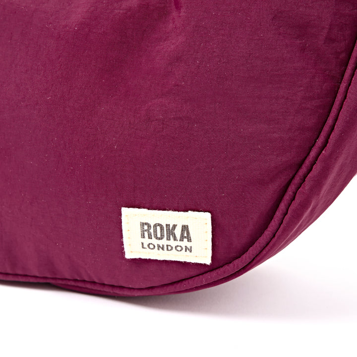 Farringdon Half Moon Bag in Merlot