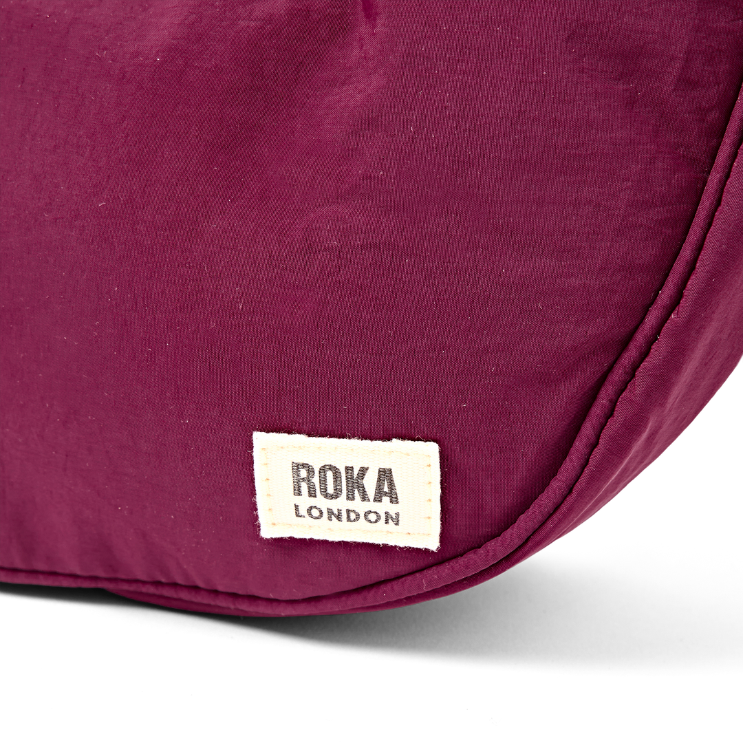 Farringdon Half Moon Bag in Merlot