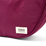 Farringdon Half Moon Bag in Merlot