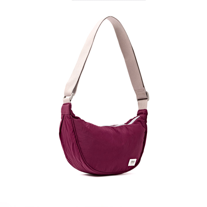 Farringdon Half Moon Bag in Merlot