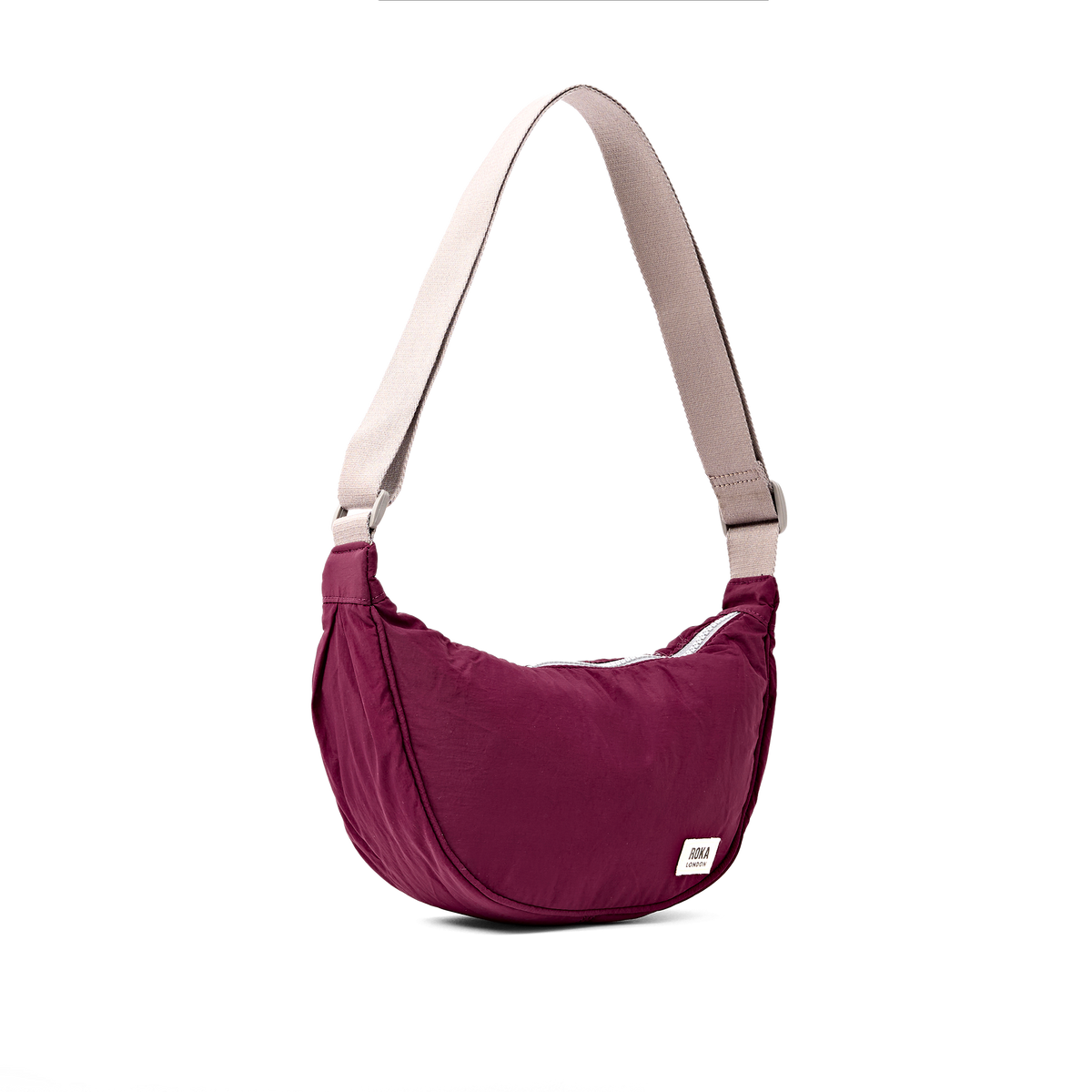 Farringdon Half Moon Bag in Merlot