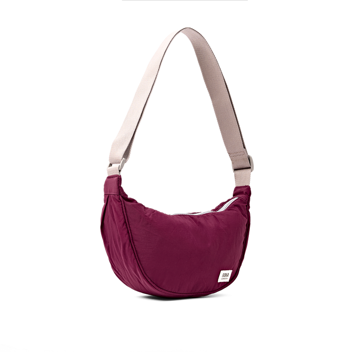 Farringdon Half Moon Bag in Merlot