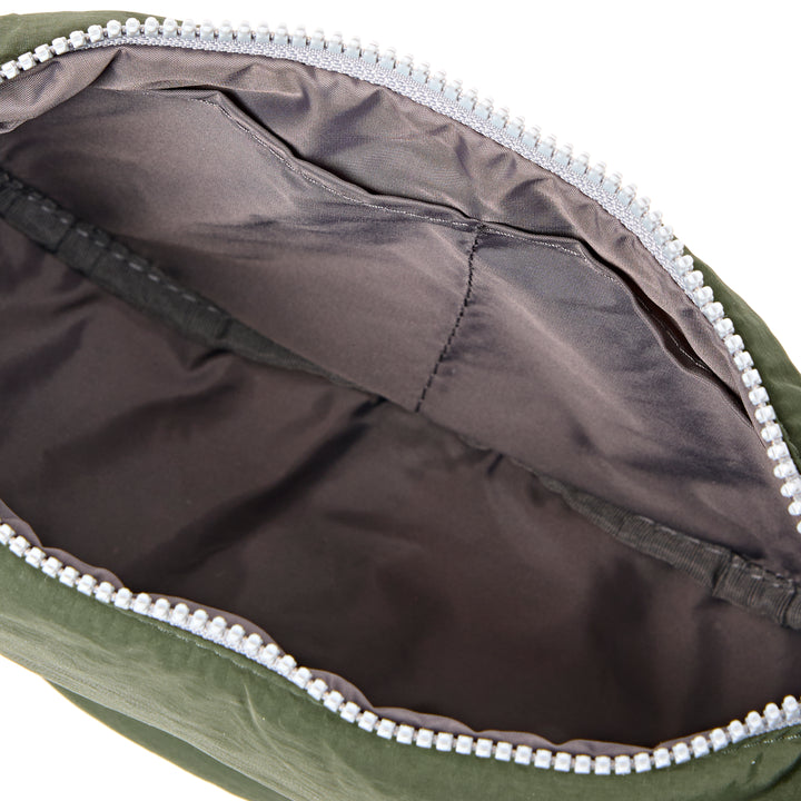 Farringdon Half Moon Bag in Olive