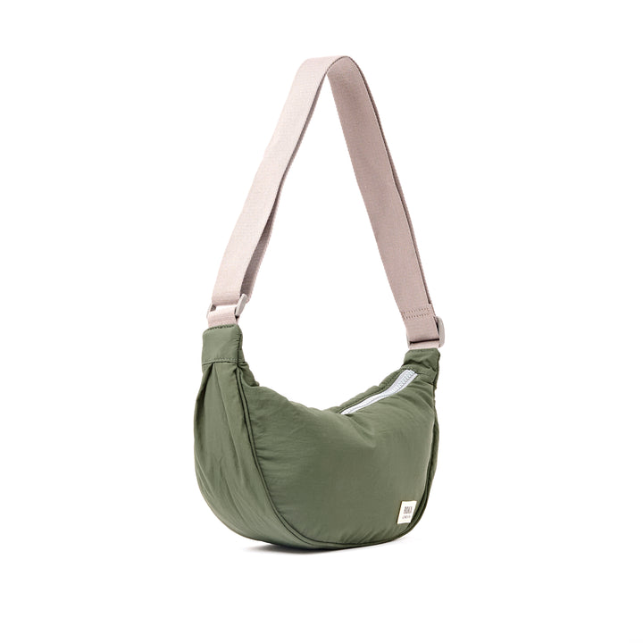 Farringdon Half Moon Bag in Olive